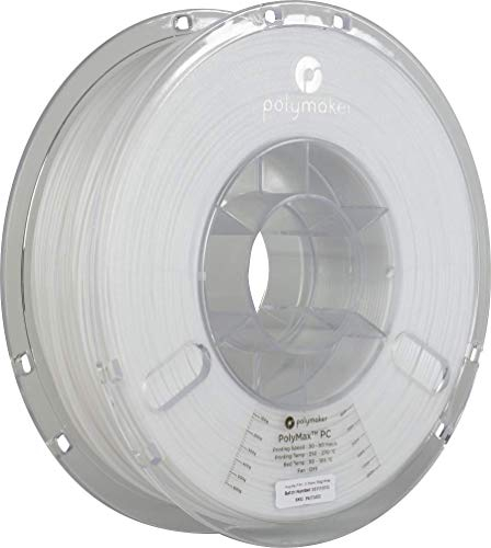 Polymaker 70490 PC-Max™ Filament PC (Polycarbonat) 1.75mm 750g Weiß 1St.