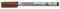 STAEDTLER Folienstift non-permanent Lumocolor, braun, wasserlöslich, Made in Germany, lange Lebensdauer, F-Spitze mit Linienbreite ca. 0,6 mm, 10 braune Universalstifte im Kartonetui, 316-7
