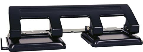 5 Etoiles 8036554 Perforateur avec 4 trous Capacité de 12 feuilles Noir