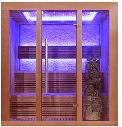 AWT Sauna E1244B rote Zeder/180x150/9kW Kivi