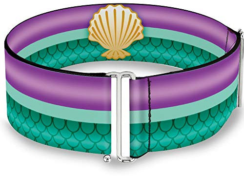 Buckle-Down Damen Cinch Gürtel Little Mermaid Stripe Shell Lila 23 bis 42 Zoll