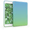 kwmobile Carcasa Compatible con Apple iPad Mini 2 / iPad Mini 3 - Funda para Tablet de TPU - Bicolor Azul/Verde/Transparente