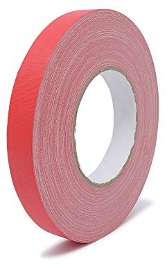 gws Gewebeklebeband 1 Rolle, premium Panzertape in Profi-Qualität mit Natur-Kautschukkleber, Wasserdicht, Breite: 19mm Länge: 50m, Farbe: Rot
