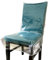 Swanna Lot de 2 Housses de Chaise de Salle à Manger en Plastique avec dossiers, Protection imperméable en PVC Transparent, Convient pour 53,3 x 45,7 cm (l x P)