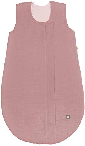 Odenwälder BabyNest Sommer-Schlafsack | Babyschlafsack ohne Ärmel | Kinderschlafsack ab 0 Monate | Sommerschlafsack atmungsaktiv & pflegeleicht | Baby-Schlafsack mit Reissverschlussschutz