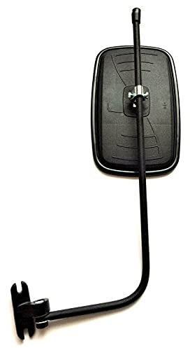 MelTruck® Außenspiegel Rückspiegel 232x145mm ø10 E20 UNIVERSAL Flach Bagger Traktor Spiegelarm SET