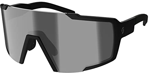 Scott Shield Compact Wechselscheiben Fahrrad Brille schwarz/grau Chrome