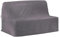 Antonouse Housse matelassée pour Banquette BZ 140，Taille 120 Ã 200 x 140cm (Anthracite) (Gris)