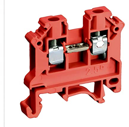 SIMET Schraubklemmenblock ZSG1-2.5NC rot Marke