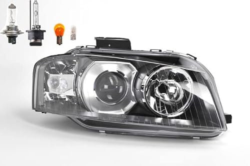 Johns, Scheinwerfer passend für Audi A3 8P 05/03-07/08 rechts + Leuchtmittel