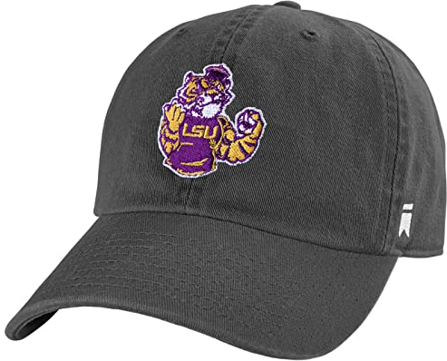Campus Lab Offizielle Collegiate Dad Cap – Die U18 verstellbare Mütze mit lockerer Passform mit Maskottchen, Lsu Tigers, Einheitsgröße