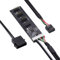 ChenYang USB 2.0 Frontpanel Header 9/10Pin 1 auf 4 HUB 9/10Pin Mainboard Header Verlängerungsadapter Splitterkabel mit IDE 5 V Stromversorgung
