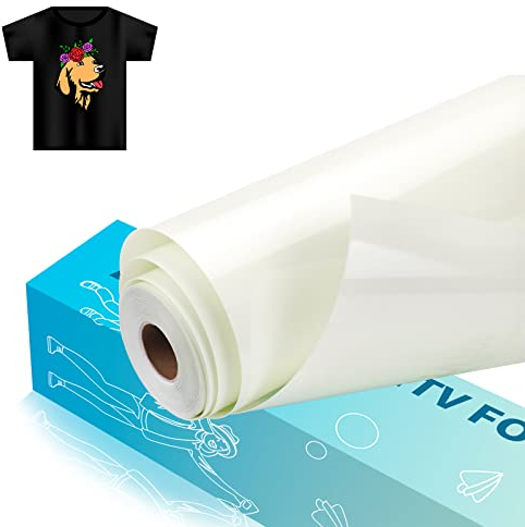 HTVRONT Sublimationsvinyl für dunkle/helle Stoffe – 30,5 cm x 6,8 m Sublimationsdruck HTV, glänzend, Sublimationsrohlinge für Sublimations-Shirts/Tasche/Hut/Kissen