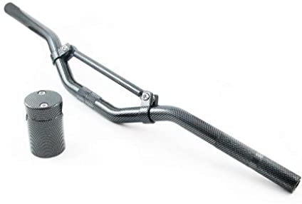 Downhill Lenker + Aufnahme Carbon-Optik – passend für Piaggio NRG, TPH, Zip, Gilera Runner 50