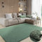 MY-RUG Teppich Shaggy Star Hochflor rechteckig grün 90 x 60 cm - Wohnzimmer Teppich, Modern, Pflegeleicht