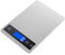 Báscula de Cocina Digital -10kg， Estilizada Y Delgada Balanza Para Alimentos,Panel De Acero Inoxidable De Vidrio Templado Resistente Al Agua,Pantalla Lcd, FuncióN de Tara. (Plata-10kg)
