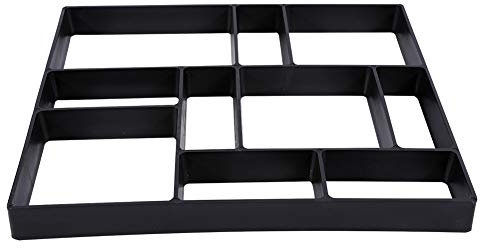 Ejoyous Concrete Moulds Paving, Garden Path Mould Patio Mould DIY Paving Cement Stepping Stone Molds Driveway Pavement Mold Walk Maker Mould for Terrace 45X40X4cm