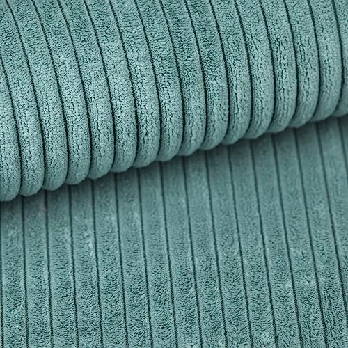 4L Textil Polsterstoff Möbelstoff Gestreifter Kord Stoff als Meterware Breitcord Cord-Optik