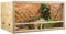 GECKOX OSB Terrarium, Holzterrarium 120x60x60 cm mit Seitenbelüftung, Zierleistenset:ohne Zierleistenset, Sicherheitspaket:ohne Sicherheitspaket