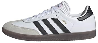 Adidas Unisex-Adult Samba Indoor, White/Black/Vivid Red, 6.5