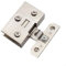 Glass Door Hinge Cabinet Display Cabinet Gate Clamp Furniture Hardware for 4-7mm/5-10mm Glass (Small Hinge) Glass Doors Cabinets with Screws(L)