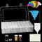 60 Slots Kunststoff Saatgut Aufbewahrungsbox, Seed Storage Organizer mit Etikett Aufkleber, Klare Kunststoff Perlen Aufbewahrungsbox, für Saatgut, Diamond Painting Aufbewahrung, Schmuck, Kleine Perlen