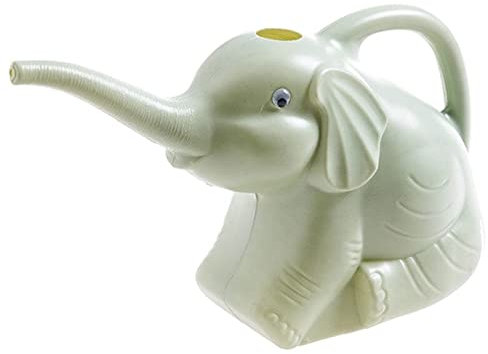 OUSIKA Regadera Jardín Elefante Regadera Patio Césped Herramienta de Jardinería Planta Riego al Aire Libre Regadera 1 Unids Regadera for Plantas Riego (Color : Gr)