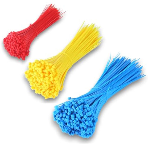 Super Mundo - 720pcs Bridas de Plastico colores para Cables 100/150/200mm(99894)