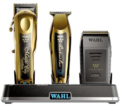 Wahl Professional Power Station, Charging Dock, USB-C Port, Customisable, Wahl Shaver, Clipper, Trimmer Charging, Barbers & Hairdressers Premium Accessory