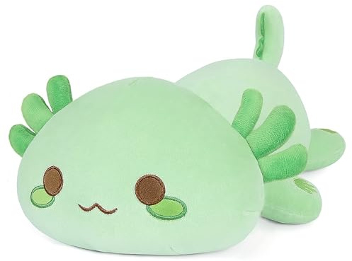 Chingcoo Axolotl Plüschtier, Stofftiere Kawaii Axolotl Kuscheltier Plüsch Spielzeug Wurfkissen Kissen, Kawaii Kuscheltier für Kinder Mädchen Jungen, Geburtstag, Weihnachten, Neujahr