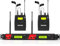 MIZISNR Wireless in Ear Monitor System, 2 Channel 2 Bodypacks Pro Mono IEM System for Musicians, Metal Rack Mount Monitor w/ 2x40 UHF Frequencies, 330ft Range for Band, Stage or Studio (IME-2000)