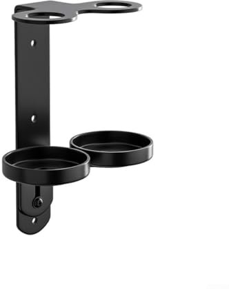 Soap for Bottle Dispenser Holder, Stainless Steel Wall Mounted Soap Bottle Holder Hanger Storage Rack, Hanging Shampoo Lotion Container For Kitchen, Bathroom(2 Holes)