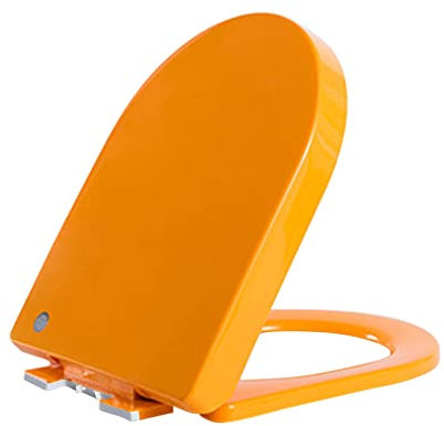 Colored Toilet Seat, Soft Close Toilet Seat with Adjustable Hinge, Quick Release and Easy to Clean, Standard Large U-Shaped Toilet Seats Top Installation/Royal Blue.