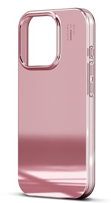 IDEAL OF SWEDEN Spiegel iPhone 16 Pro Hülle - Rose Pink Mirror Design, Dünnes & Leichtes Case, Stoßfest & Stylisch Und Langlebig Für Optimalen Schutz Im Alltag