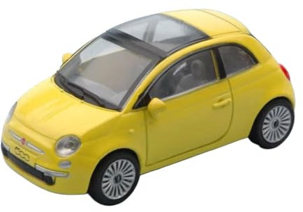 Generico Modellino Auto Macchina per New Ray Fiat 500 in scala 1:43 Gialla