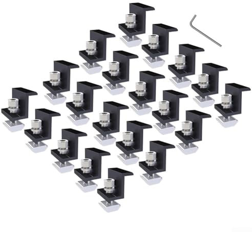 Installation sans effort - Lot de 20 supports de panneau solaire avec outil M8