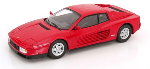 KK-Scale KKDC120201 - Ferrar. Testarossa Red 1986 with Opening Doors Hood and Headlights - maßstab 1/12 - Modellauto