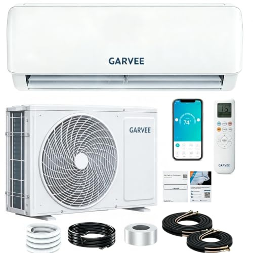 Climatiseur Split Reversible 12000BTU, 3.5KW Climatiseur Mural, Refroidissement A++/Chauffage A++, Réfrigérant R32, Climatisation Split Silencieuse, Wifi, Auto-Nettoyage, Clim Reversible Prêt à Poser