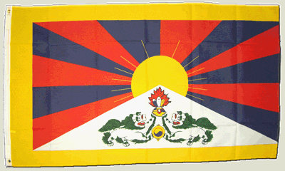 Flagge Tibet - 90 x 150 cm