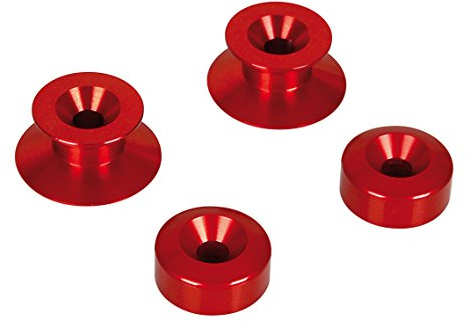 LAMPA 90342 Set Aufnahme für Motorradständer Rot