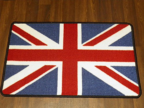 Retro Rubber Backing Non Slip Union Jack Door Mat 50x80cm