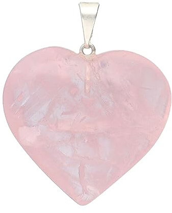 Vives Cortada Collier cœur, en Rose à Quartz