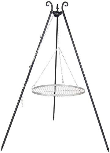 FARMCOOK Schwenkgrill VIKING Dreibein mit Grillrost aus Rohstahl in 4 Größen (Ø 50 cm)