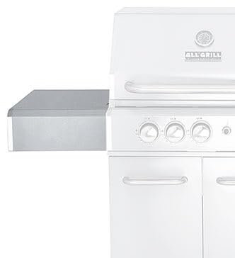 Allgrill, parte laterale sinistra, ripiano per AllROUNDER modulare, in acciaio inox, per barbecue a gas ALLROUNDER, piano cottura, piano cottura