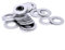 Rondella piatta, Forma B, M12 da 12 mm, in acciaio INOX (A2), confezione da 20