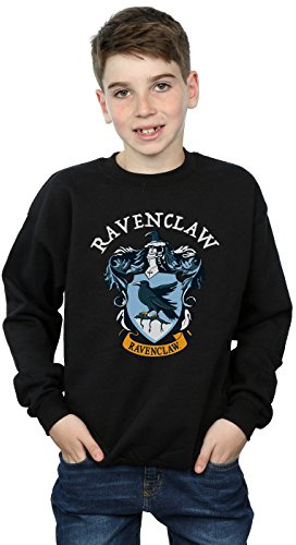 Harry Potter Boys Ravenclaw Crest Sweatshirt Black 9-11 Years