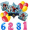 ana-gram Bouquet n 4 Gli incredibili - The Incredibles Composizione Palloncini