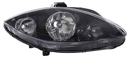 BESTPRICE 1x Hauptscheinwerfer vorne rechts H7 / H1 Frontscheinwerfer ohne Stellmotor, Kompatibel mit SEAT ALTEA (5P1), ALTEA XL (5P5, 5P8), LEON (1P1), TOLEDO III (5P2)