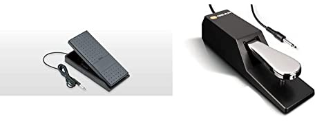 YAMAHA FC7 Pedale di Espressione, Nero & M-Audio SP-2Pedale di Sustain Universale per Tastiera in Stile Pianoforte