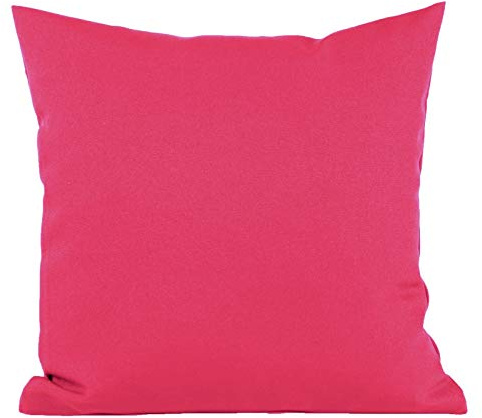Hans-Textil-Shop Kissenbezug Polyester - Kissen, Kissenhülle, Kopfkissen, Dekokissen, Sofakissen, Couchkissen, Pflegeleicht, Bügelfrei (30x30 cm, Pink)